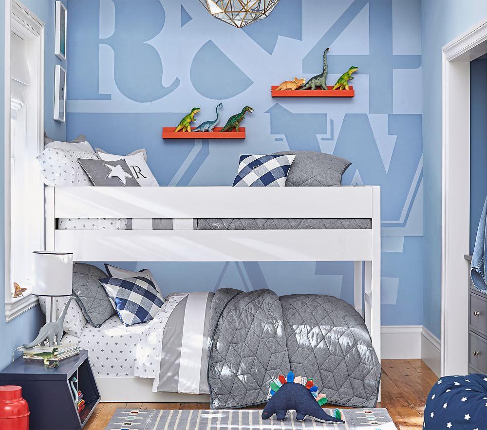 Camden Single-over-Single Low Bunk Bed